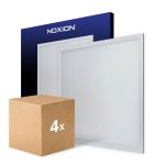 Multipack 4x Noxion LED Panel Ecowhite V4.0 28W 3400lm 4000K 600X600 (panel height 34mm)