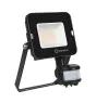 Ledvance LED Floodlight Compact Black 20W 1800lm 100D - 830 Warm White | IP65 - Symmetrical - Motion and Light Sensor