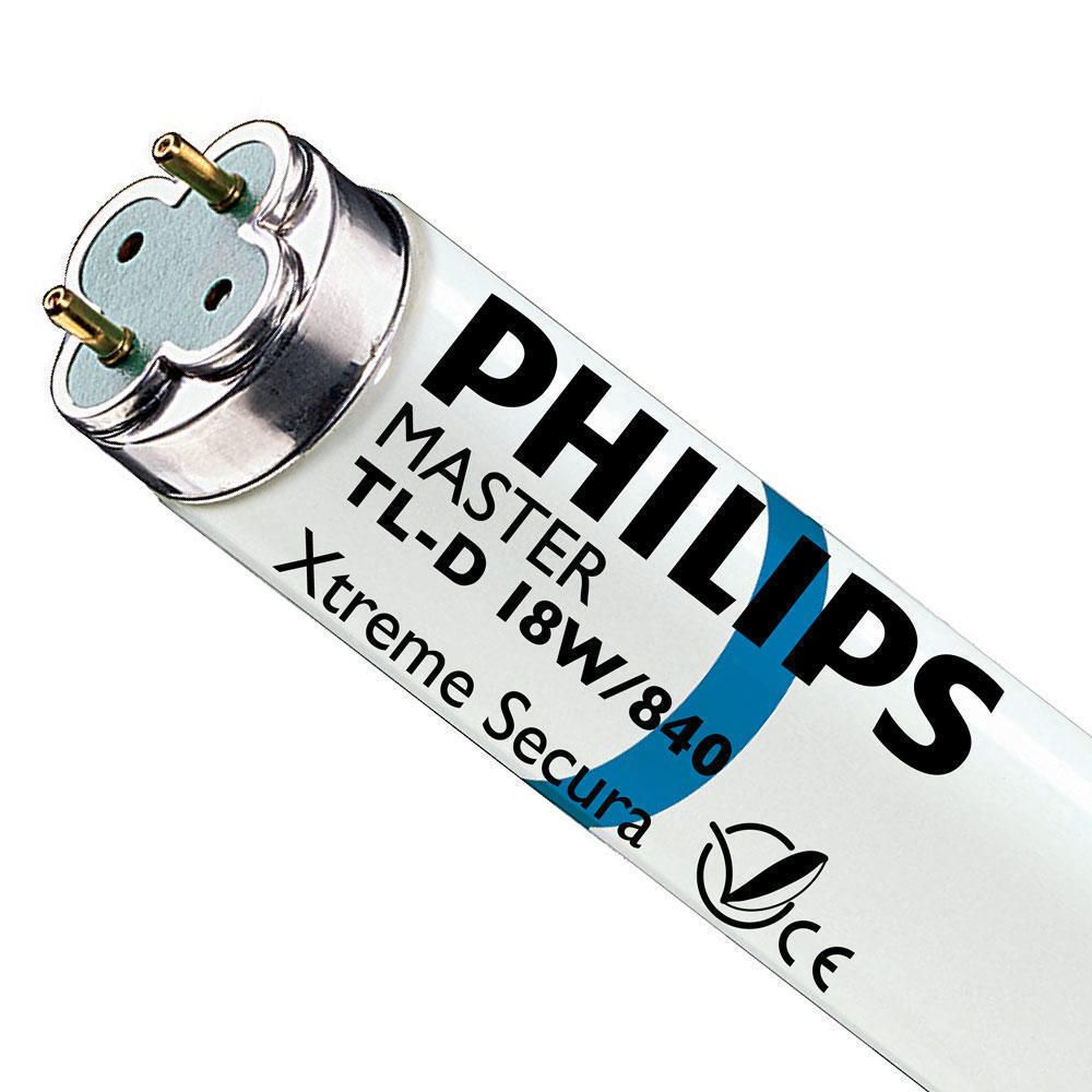 Philips TL-D Xtreme Secura 18W 840 (MASTER) | 59cm - Cool White Philips TL-D Xtreme Secura 18W 840 (MASTER) | 59cm - Cool White
