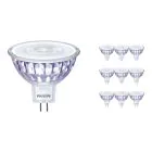 Multipack 10x Philips Corepro LED Spot GU5.3 MR16 7W 621lm 36D - 830 Warm White | Replaces 50W