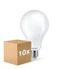 Multipack 10x Philips Corepro LED Bulb E27 Pear Frosted 23W 3452lm - 827 Extra Warm White | Replaces 200W