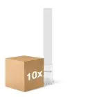 Multipack 10x Noxion Lucent PL-S LED 6W - 830 Warm White | 4-Pin - Replaces 11W