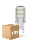 Multipack 10x Ledvance Performance LED Capsule Clear G9 3W 320lm - 827 Extra Warm White | Dimmable - Replaces 30W